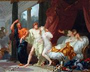 Baron Jean-Baptiste Regnault Socrate arrachant Alcibiade du sein de la Volupte Germany oil painting artist